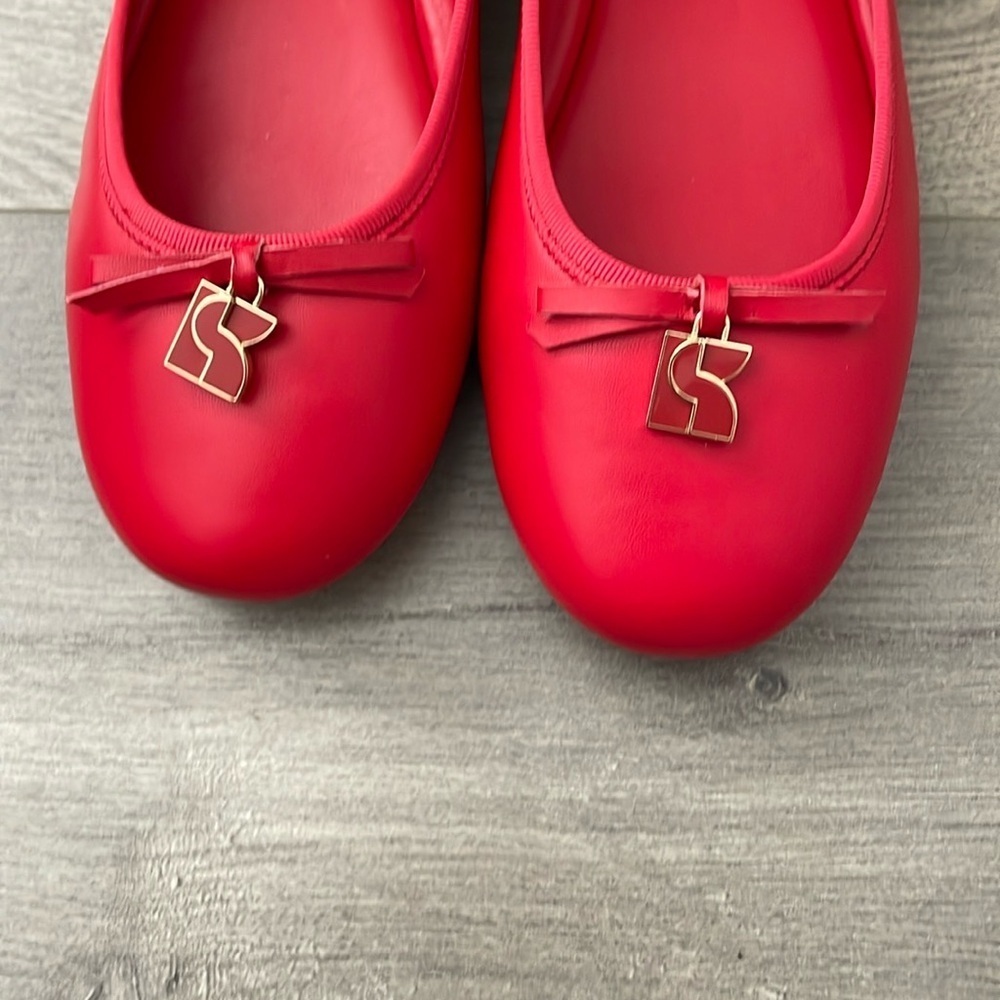 Kate Spade Red Slip-On Flats size 8.5 - Picture 5 of 11